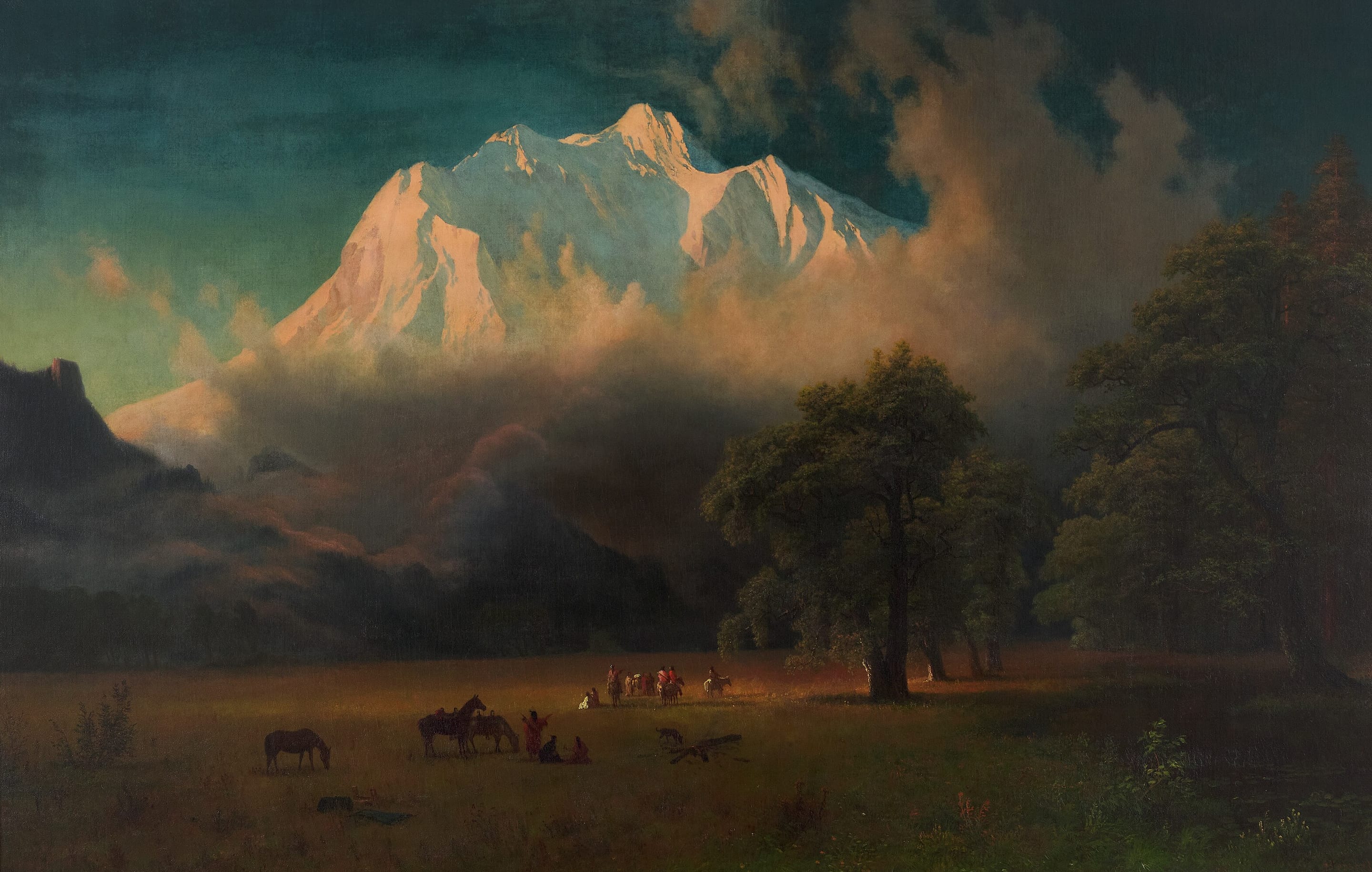 Albert Bierstadt, Mount Adams, Washington, 1875